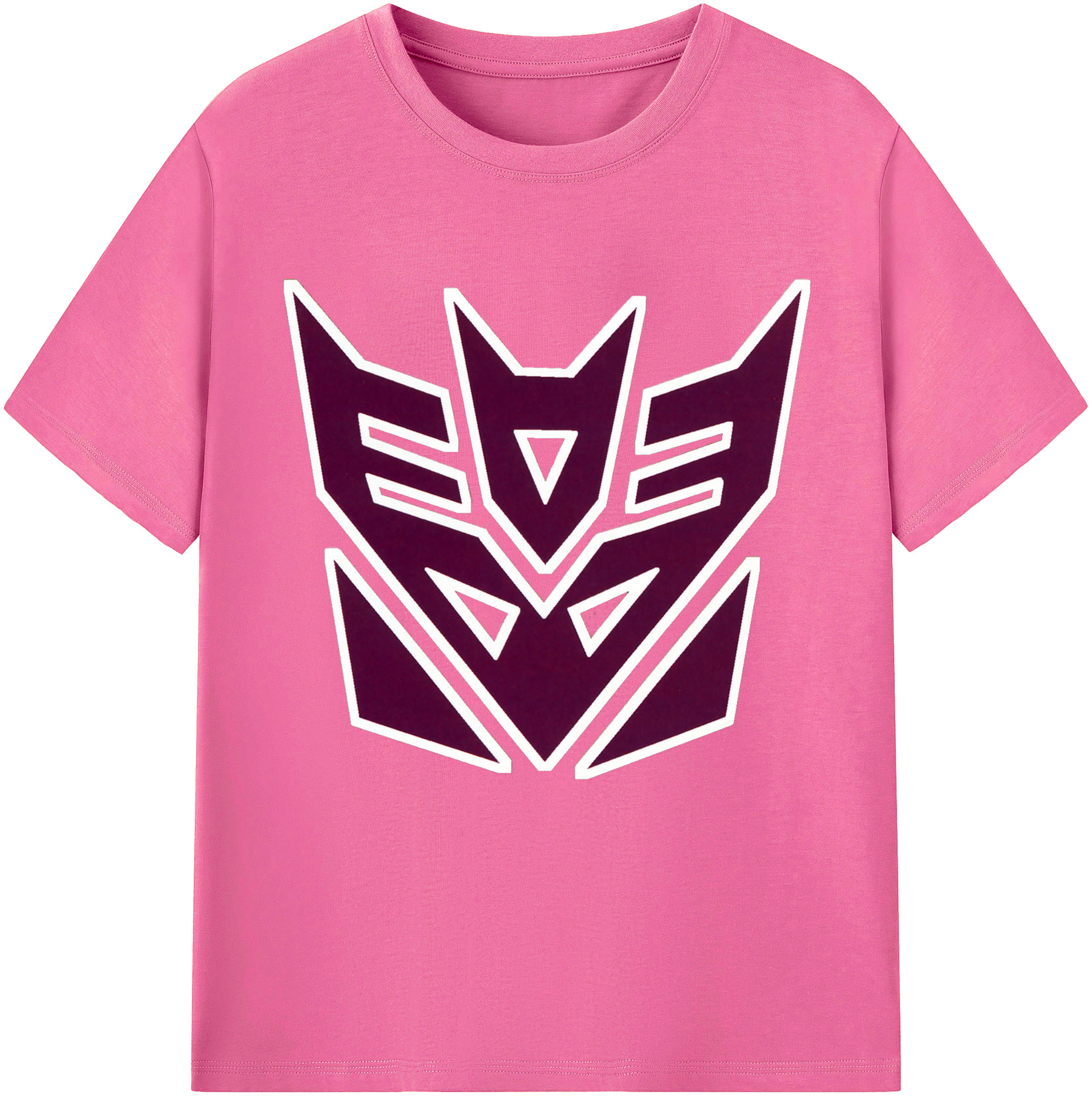 （画像用）  レディースカジュアルプリントTシャツ（綿100％）